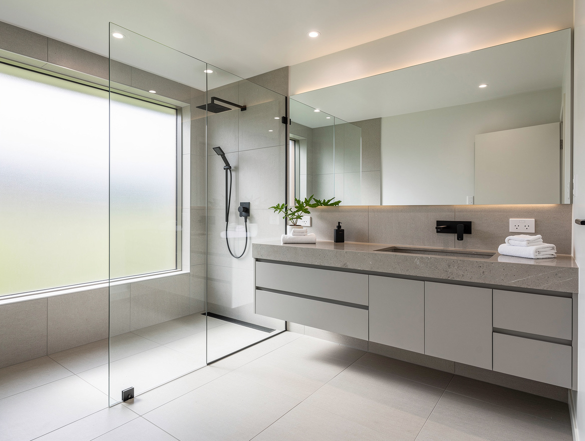 Modern renovated Auckland bathroom after