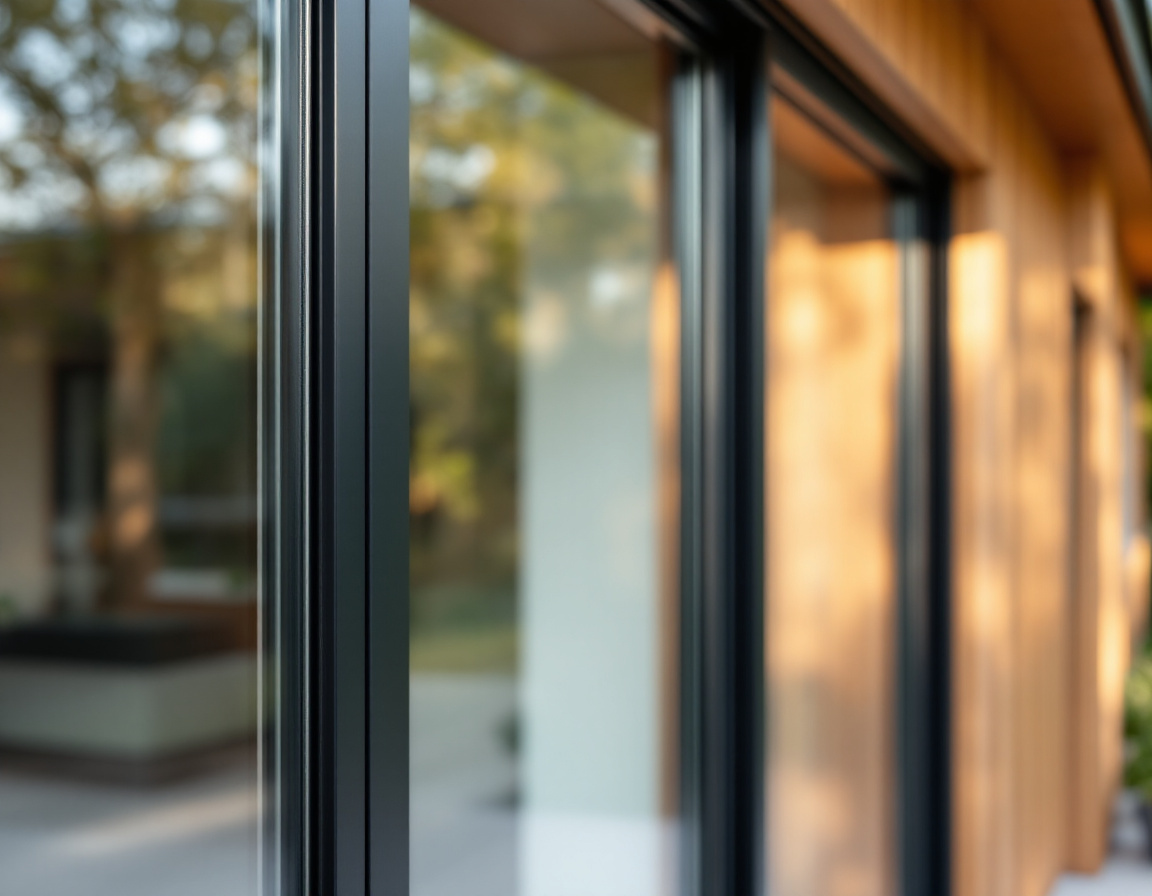 New aluminium joinery windows on a modern home